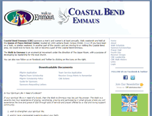 Tablet Screenshot of coastalbendemmaus.org